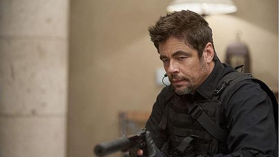 Benicio del Toro en 'Sicario'.