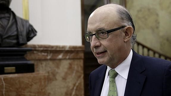 El ministro Cristóbal Montoro. 