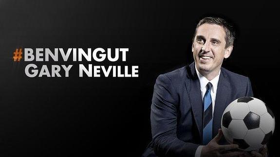 Gary Neville, nuevo entrenador del Valencia. 