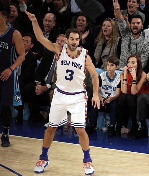 El jugador español Jose Calderón de New York Knicks.