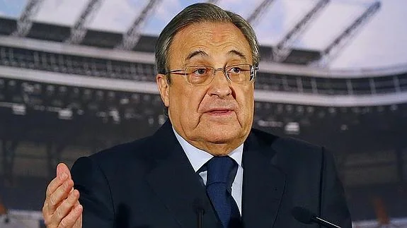 Florentino Pérez explica la defensa del Madrid. 