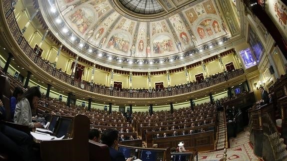 Vista general del Congreso de los Diputados.