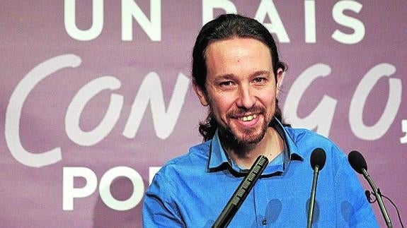 El líder de Podemos, Pablo Iglesias. 