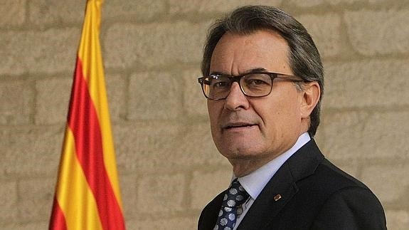 El presidente en funciones de la Generalitat de Cataluña, Artur Mas. 