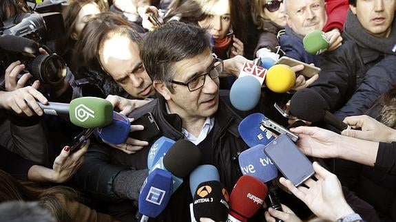 El secretario de Acción Política y Ciudadanía del PSOE, Patxi López. 