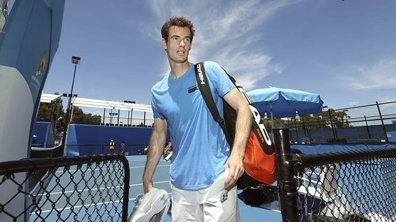 Murray en un entrenamiento. 