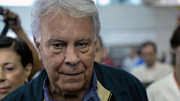 El expresidente del Gobierno Felipe González.