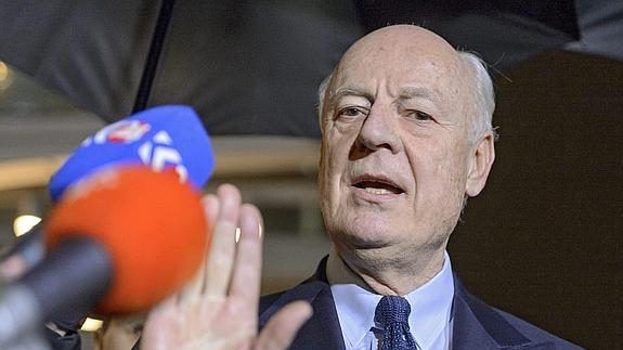 Staffan de Mistura, enviado especial de la ONU para el conflicto sirio.