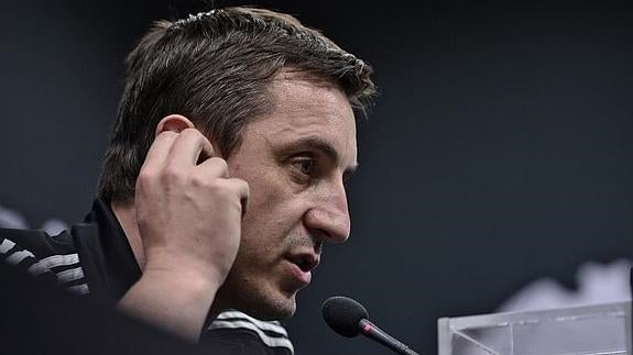 Gary Neville, entrenador del Valencia