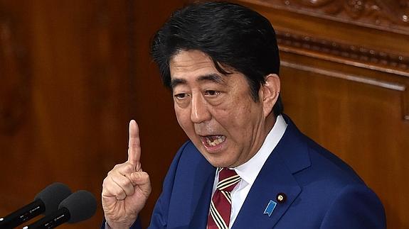 El primer ministro japonés Shinzo Abe. 