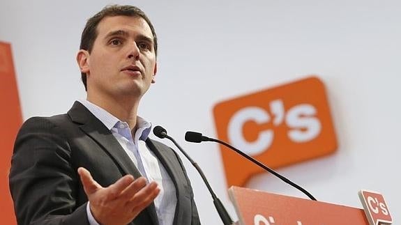 El presidente de Ciudadanos, Albert Rivera. 