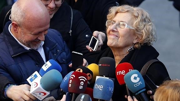 La alcaldesa de Madrid, Manuela Carmena.