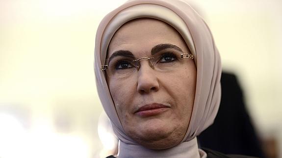Emine Erdogan, esposa del presidente turco, Recep Tayyip Erdogan.