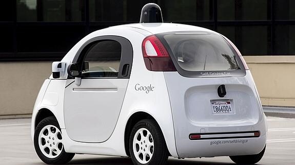 Uno de los prototipos del coche autónomo de Google.