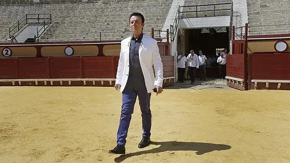 Ortega Cano, en la plaza de toros de El Puerto de Santa María, en Cádiz.