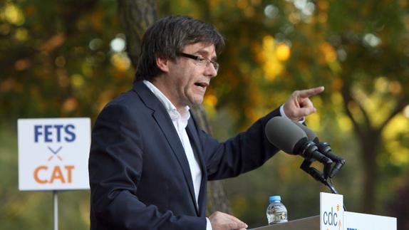 El presidente de la Generalitat, Carles Puigdemont.