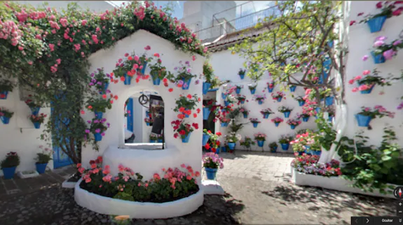 Patios cordobeses desde Street View.