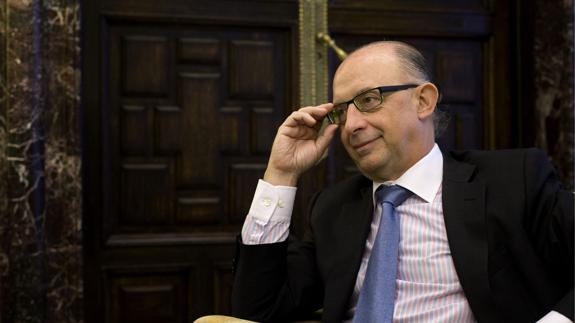 Cristóbal Montoro, ministro de Hacienda y Administraciones Públicas