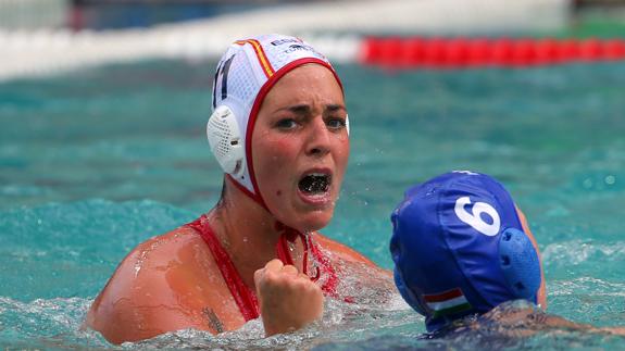 Maica Garcia Godoy, durante el partido. 