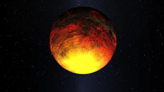 El exoplaneta Kepler-10b.