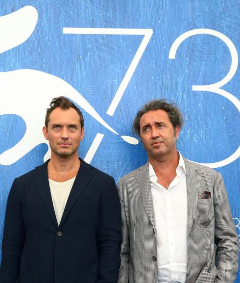 Jude Law y Paolo Sorrentino. 