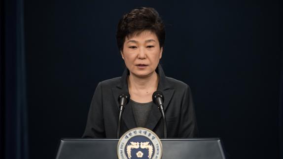 Park Geun-hye. 