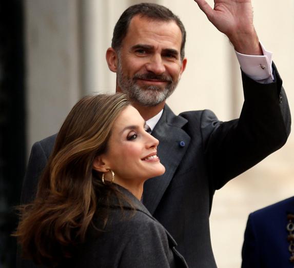 El rey de España, Felipe VI y la reina Letizia.