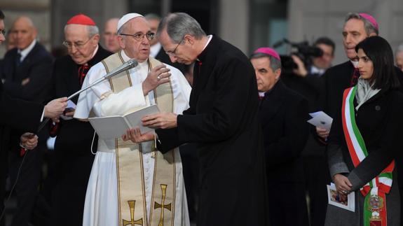 El papa Francisco en Roma.