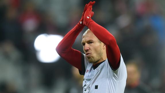 Robben, con el Bayern. 