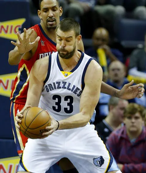 Marc Gasol, durante el partido. 