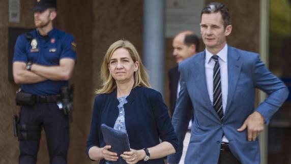 La infanta Cristina y su marido, Iñaki Urdangarín.