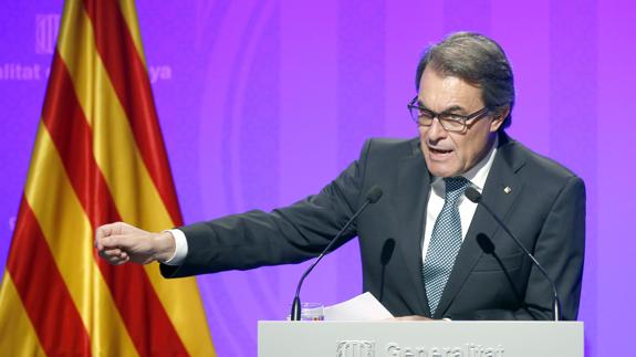 El expresidente de la Generalitat catalana, Artur Mas.