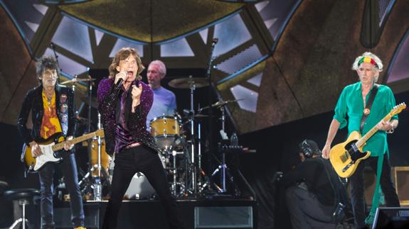 Imagen de un concierto de los Rolling Stones.