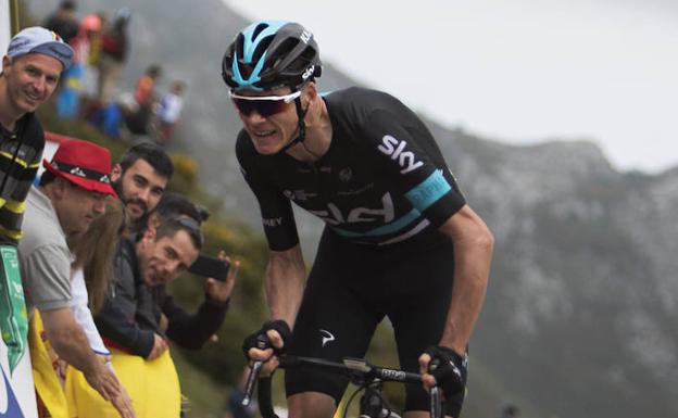 Chris Froome, durante la última edición de la Vuelta a España. 