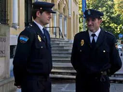 Dos agentes de la Unidad de Policía adscrita al Principado de Asturias /