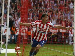 Bilic celebra su gol / J. BILBAO