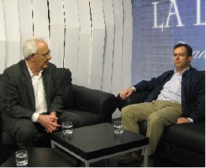 CANAL 10. Ruiz y Rodríguez Buznego, en 'La Lupa'. / E. C.