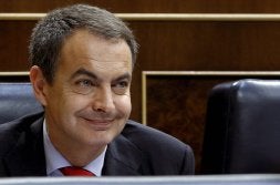 José Luis Rodríguez Zapatero, durante su última comparecencia en el Congreso. / EFE