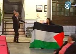 Momento en el que se produce la amenaza. /Canal Sur