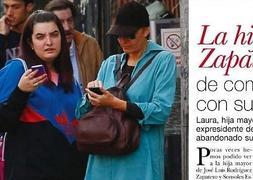 Laura Zapatero, con su madre, Sonsoles Espinosa/REVISTA DIEZ MINUTOS