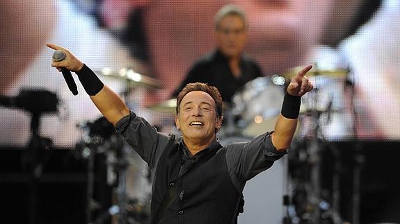 Bruce Springsteen, en su última actuación en Gijón.