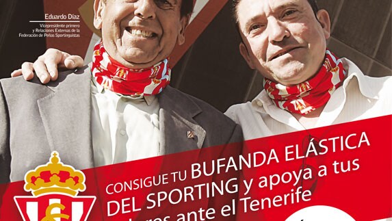 Bufanda elástica del Sporting