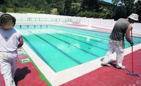 Las piscinas de Riaño, listas para la apertura