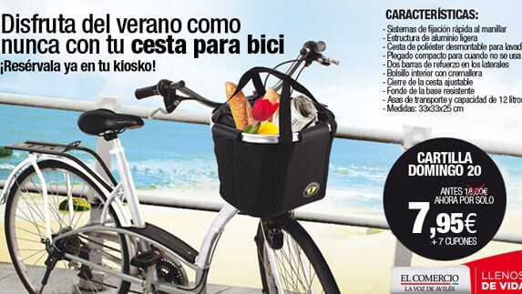 Cesta de bicicleta multiusos