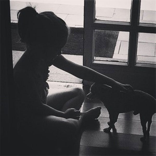 la fotografía de la discordia subida por Bustamante a Instagram