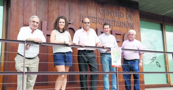 Manolo Linares, Vanesa Suárez, Belarmino Fernández, José Ramón Feito y José Ramón García. 