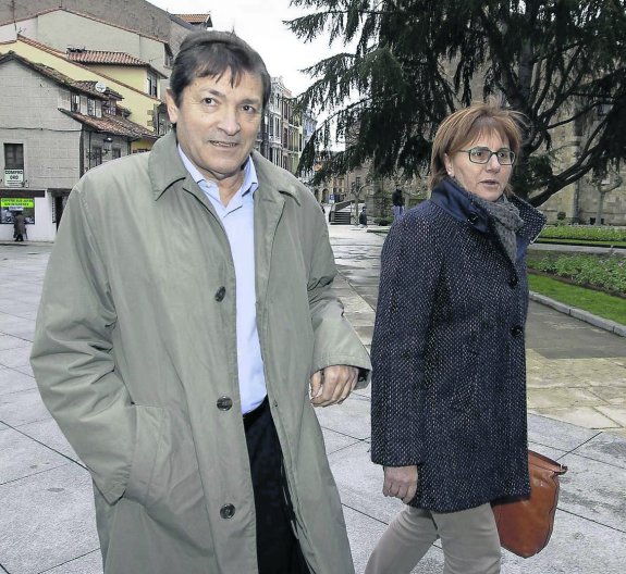 Fernández y Varela, en la ciudad el pasado febrero. 