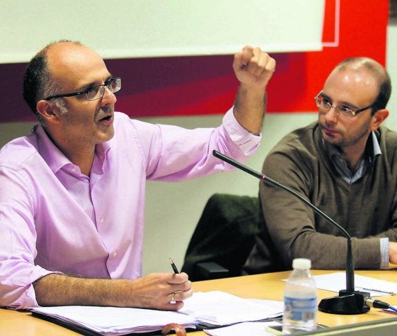 Jorge García Monsalve, ayer en la Casa del Pueblo. 