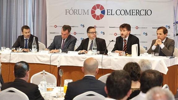 Un momento de la ponencia de esta mañana. 