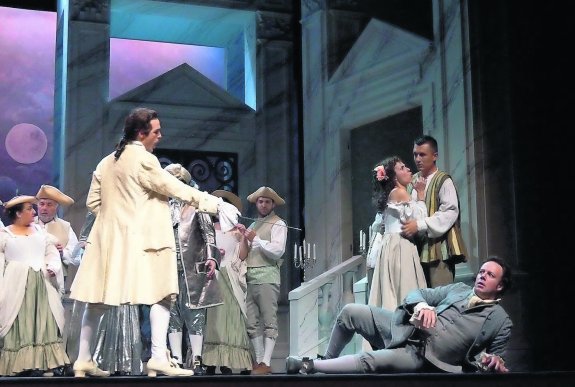 Un momento de la representación de 'Don Giovanni', de Ópera 2001. 